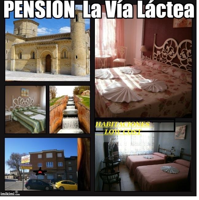 Apartamento Pension La Via Lactea Hotel Fromista Bagian luar foto